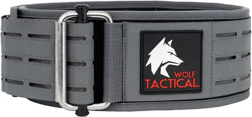 Miniatura 10 de WOLF TACTICAL Cinturón de levantamiento de pesas - Cinturón de peso para hombres, cinturón de levantamiento de pesas para levantamiento de pesas