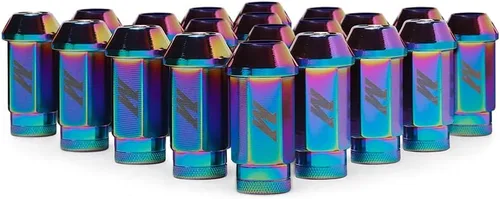 Miniatura 2 de Mishimoto Tuercas de bloqueo de aluminio M12x1.5, juego de 20 piezas, cromo Neo