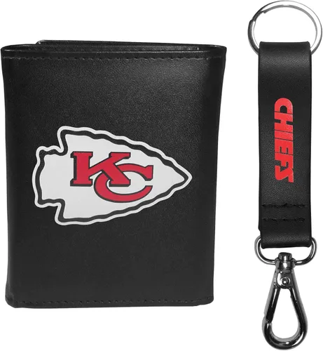 Miniatura 22 de Siskiyou Sports NFL unisex Tri-fold Wallet & Strap Key Chain