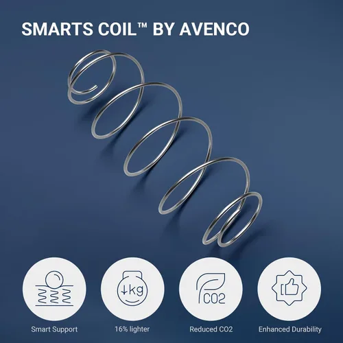 Miniatura 3 de Colchón King Avenco, Colchón King de 12 Pulgadas de Firmeza Media en una Caja, Colchones Híbridos con Resortes de Bolsillo Smarts™ para Aislamiento