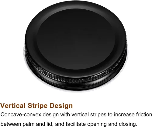 Miniatura 4 de uxcell Tapas para tarros de conserva, 2.76 pulgadas, boca regular, tapas de placa de hojalata a prueba de fugas para conservas de cocina