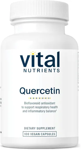 Miniatura 7 de Vital Nutrients Quercetina - Suplemento vegano de quercetina con bioflavonoides para apoyo sinusal, respiratorio, cardíaco e inmunológico, sin