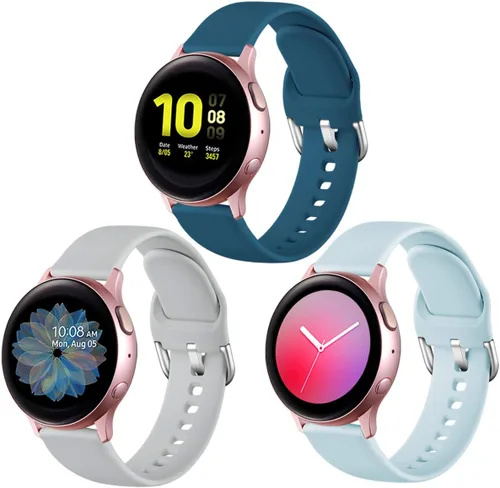Miniatura 20 de Lerobo - Bandas compatibles con Samsung Galaxy Watch Active/Active 2 de 1.57 y 1.73 pulgadas/Galaxy Watch 1.65 pulgadas. Correa de reloj