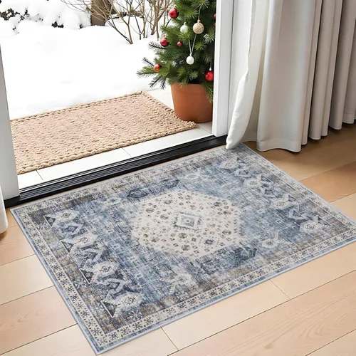 Miniatura 23 de RUUGME Alfombra Pasillera Lavable 2'6x12 - Alfombra de Pasillo con Respaldo Antideslizante Alfombras Resistentes a Manchas para Sala de Estar