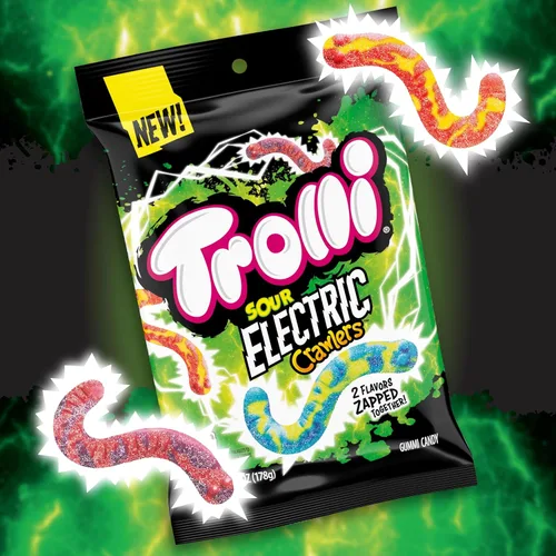 Miniatura 4 de Trolli Electric Crawlers Candy, bolsa de 6.3 onzas