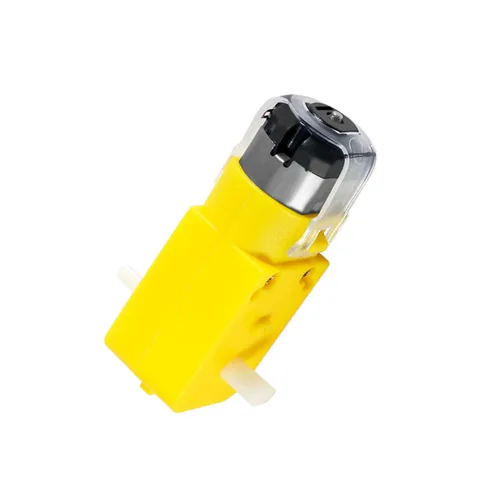 Miniatura 3 de Paquete de 2 motores de engranajes de doble eje CC 3V-6V, motor TT, fuerte interferencia magnética para robot inteligente automóvil, juguetes motor
