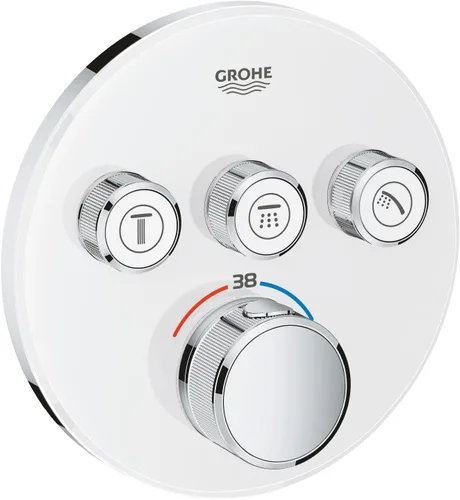 Miniatura 3 de GROHE 29124000 Termostato Grohtherm SmartControl Oculto Cuadrado 2 Válvulas Cromo