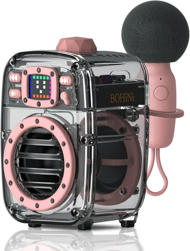 Altavoz Bluetooth portátil con sonido estéreo HD de 360° y graves robustos, rellenos de calcetines, micrófono, tiempo de reproducción de 3-8 horas,