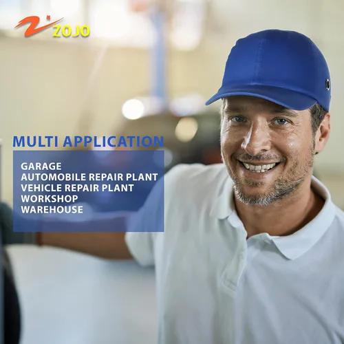 Miniatura 7 de Zojo Gorra de béisbol con 5 unidades, reflectante, transpirable, ligera, gorra de seguridad para hombres y mujeres 5PCS-sarga naranja neón