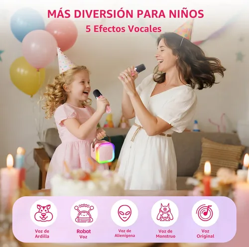 Miniatura 3 de Kinglucky Mini máquina de karaoke para niños, la mejor selección de regalo de cumpleaños para niñas de 3, 4, 5, 6, 7, 8, 9, 10, 11, 12 años