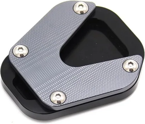 Miniatura 17 de Motorcycle Kickstand Extension Pad for Benelli TRK502 TRK 502 2020 2021 Foot Side Stand Support Plate Enlarger (Color : B Black)