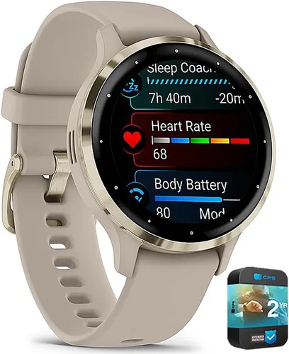 Miniatura 10 de Garmin Venu 3 Health and Fitness - Reloj inteligente con GPS y bisel de pizarra/correa negra (1.772 in) - (renovado)