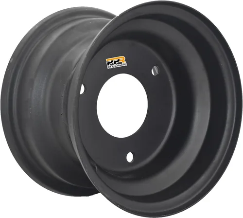 Llanta de rueda de 6 pulgadas con 3 agujeros que se adapta a la mayoría de Go Kart, ATV, cortacésped 145/70-6 de 110-125 cc (negro)