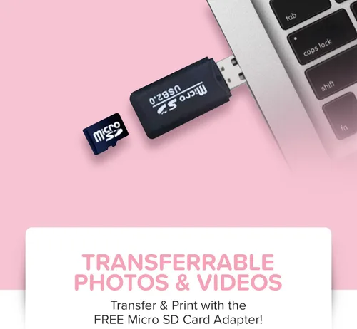 Miniatura 9 de myFirst Insta 2 - Cámara de impresión instantánea para niños, foto de 12MP, video 1080P, regalo para niños de 4-12 años, tarjeta microSD, impresión