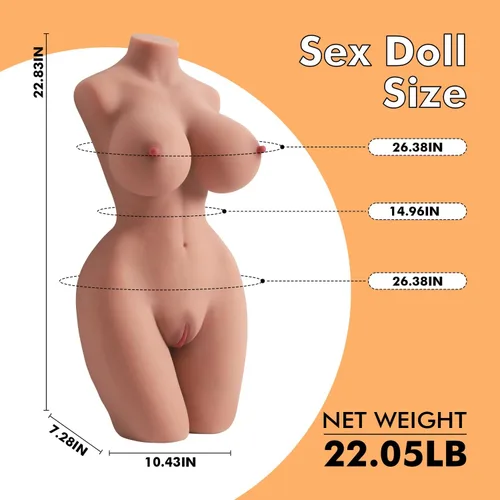 Miniatura 5 de Muñeca sexual de tamaño completo de 38 libras, muñeca sexual de tamaño real, masturbador masculino, muñeca sexual con pechos grandes, culo de coño