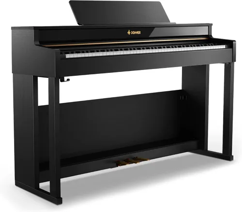 Miniatura 12 de Donner DEP-20 Piano digital para principiantes de 88 teclas, teclado ponderado de tamaño completo, piano eléctrico portátil con pedal