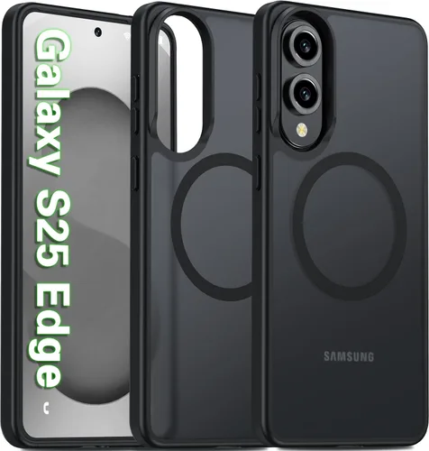 Miniatura 88 de Oterkin Funda magnética para Samsung Galaxy S24 Ultra mate, funda para teléfono S24 Ultra compatible con MagSafe, esmerilada, translúcida, a prueba