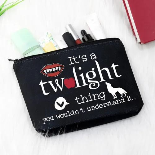 Miniatura 5 de GJTIM Regalo inspirado en programas de televisión It's a Thing You Wouldn't Understand It; bolsa de maquillaje con cremallera para fanáticos de Twil