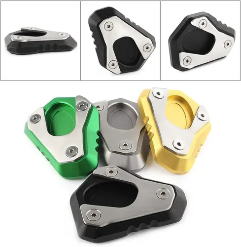 Miniatura 6 de Liru - Soporte extensor lateral de motocicleta para Kawasaki Z900 2017 2018 2019 2020, verde
