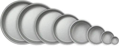 Miniatura 6 de PME Molde de Horneado de Aluminio Profesional Redondo 8 x 4 pulgadas