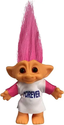 Miniatura 17 de Muñecas vintage Troll cromáticas adorables para colecciones, proyectos escolares, artes y manualidades, recuerdos de fiesta, 7.5 pulgadas de alto