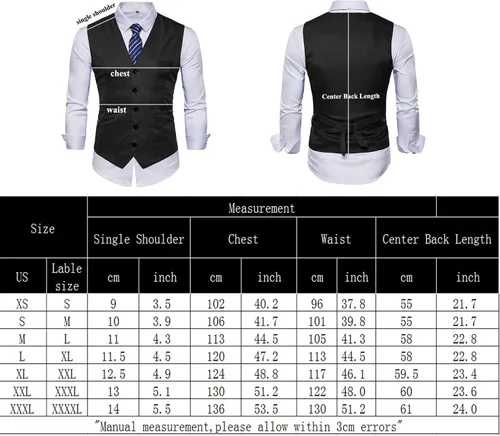 Miniatura 5 de Chaleco de traje de negocios para hombre, chaleco formal ajustado