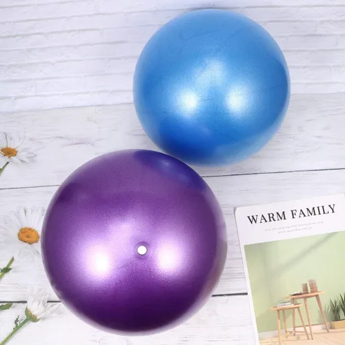 Miniatura 7 de BESPORTBLE Pelota de ejercicio de yoga, pelota de ejercicio inflable antideslizante, pelota antiestallido para gimnasio en casa, equilibrio, Rojo