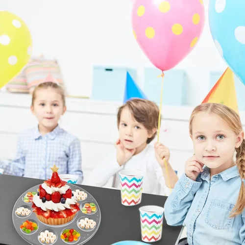 Miniatura 7 de Paleta de Bandejas de Pintura, 60 piezas Bandejas de Pintura para Niños, Paleta de Pintura de Plástico para Alumnos para Pintar, Manualidades DIY