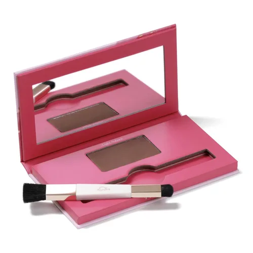 Miniatura 11 de eSalon Retoque de raíces + polvo de cejas, oculta y cubre (negro) - Polvo de línea capilar para mujeres - Corrector y relleno para adelgazamiento