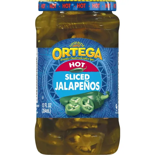 Miniatura 10 de Ortega Chiles verdes en cubitos, calientes, 4 onzas (paquete de 24)