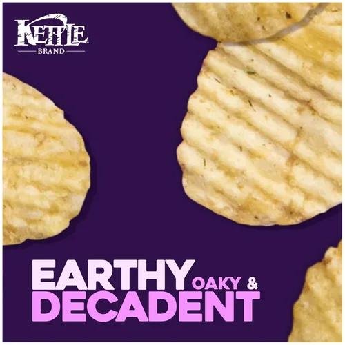 Miniatura 6 de Kettle Brand Patatas fritas, corte Krinkle, aceite de trufa y sal marina, 7.5 onzas