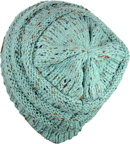 Miniatura 577 de C.C Trendy Warm Chunky Soft Stretch Cable Knit Beanie
