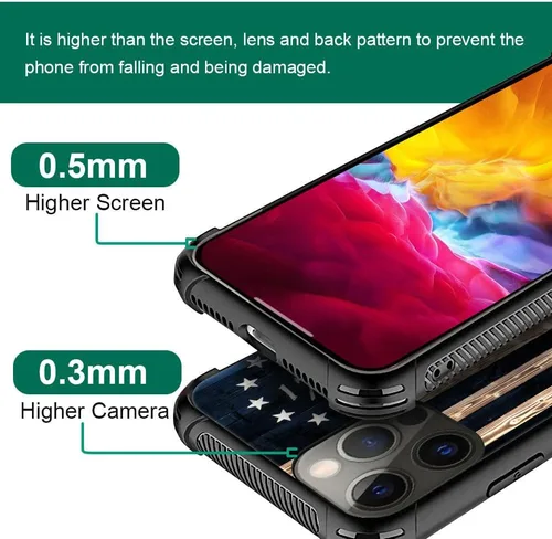 Miniatura 2 de DAIZAG Funda compatible con iPhone 15, protección completa, a prueba de golpes, antiarañazos, funda de poliuretano termoplástico para hombre