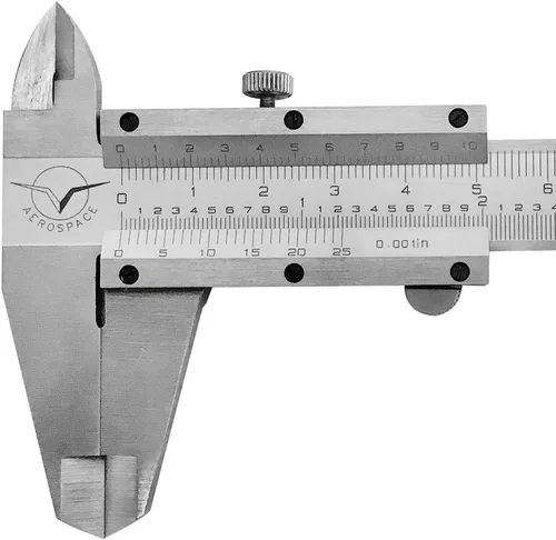 Miniatura 2 de MH GLOBAL - Cerradura de pulgar de pinza Vernier de precisión de acero inoxidable endurecido y molido de 6 pulgadas