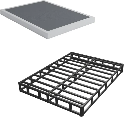 Miniatura 9 de Vehowy Somier de 7 pulgadas para cama Full, solo somier de tamaño Full, base de colchón de servicio pesado, base de cama de metal, antideslizante