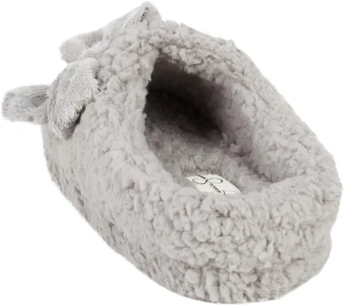 Miniatura 8 de Jessica Simpson Women's Plush Marshmallow Slide on House Slipper Clog with Memory Foam