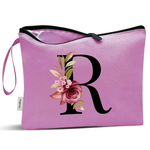 Miniatura 85 de Vavabox A-Z Bolsa de Maquillaje Personalizada, Regalos de Cumpleaños para Mujeres y Mamá, Regalos para la Mejor Amiga, Bolsa de Cosméticos