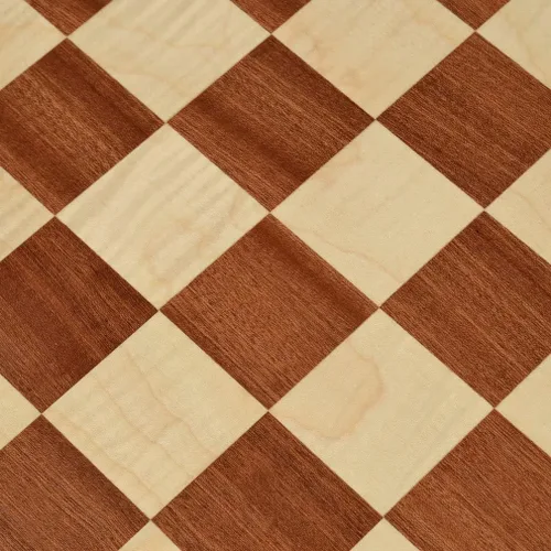 Miniatura 2 de Tableros de ajedrez de madera para torneos profesionales, n.º 6, incrustaciones (2.25 pulgadas, notación)