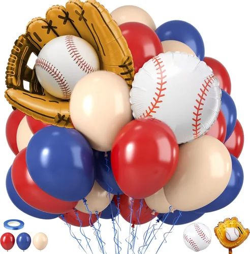 Miniatura 20 de Globos de Baloncesto, Globos de Confeti Naranja Negro Metálico Plateado con Globo de Papel de Aluminio de Baloncesto para Cumpleaños de Niño Fiesta