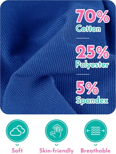 Miniatura 10 de Resinta Paquete de 3 pantalones deportivos de algodón para niños pequeños, pantalones deportivos con bolsillo, ropa de entrenamiento