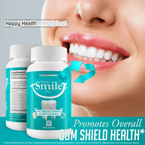 Miniatura 6 de Smart Smile Pro – Nuestros mejores probióticos orales para dientes y encías – Probióticos dentales orales – Probióticos para la salud dental