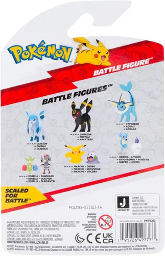 Miniatura 6 de Figura de batalla articulada Pokemon Glaceon