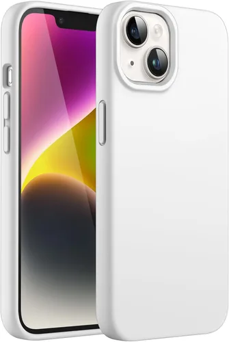 Miniatura 12 de JETech Funda de Silicona para iPhone 14 de 6.1 Pulgadas, Funda Protectora para Teléfono de Cuerpo Completo con Tacto Sedoso-Suave, Cubierta