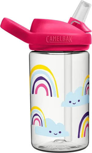 Miniatura 83 de CamelBak Eddy+ Kids Water Bottle with Bite Valve Straw, Leak‑Resistant Easy‑Sip Design for Everyday Hydration, 14oz Kids Animales de la selva