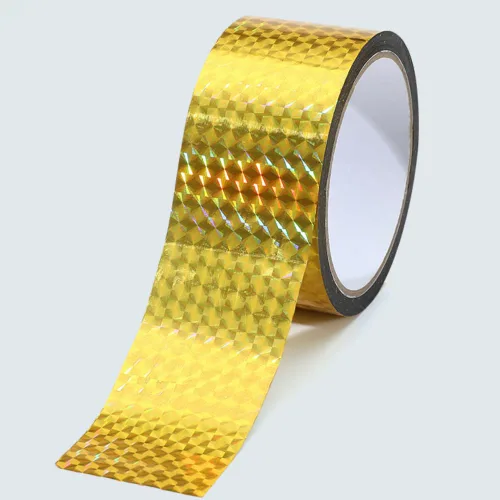 Miniatura 6 de Cinta reflectante holográfica autoadhesiva, cinta reflectante holográfica para mantener alejados a los pájaros, proyectos de manualidades, arte