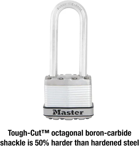 Miniatura 3 de Master Lock M1XDLJ Magnum - Candado resistente con llave, 1 paquete