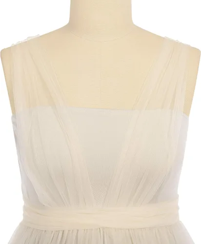 Miniatura 5 de Vestido de maternidad de manga larga con hombros descubiertos para mujer, de tul elegante, ajustado, para baby shower, fotografía, maxi vestido