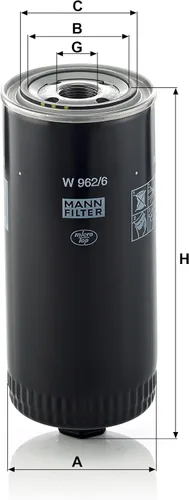 Miniatura 3 de Mann Filter Filtro de aceite giratorio W962/6