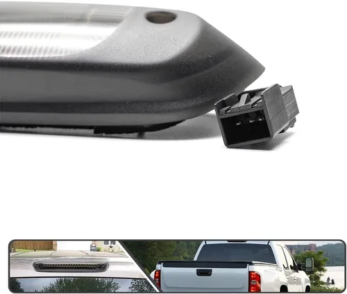 Miniatura 8 de Tercera luz de freno LED para Chevy Silverado GMC Sierra 2007-2014 3ª luces de freno luz de carga blanca con estroboscópica roja OEM lámpara