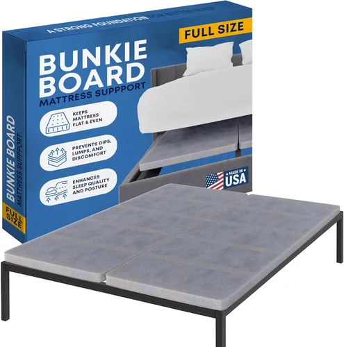 Miniatura 10 de Greaton, Tabla de madera dividida de 1.496 in de tamaño individual – 2 piezas debajo del colchón, cubierta de ventilación de tela – Sustituye